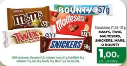Spar La Palma M&m's/twix/maltesers/snickers/mars/bounty - chocolatinas oferta