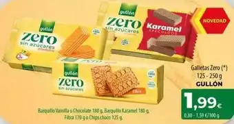 Spar La Palma Gullón - galletas zero oferta