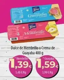 Spar La Palma Tirma - dulce de membrillo o crema de guayaba oferta