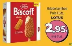 Spar La Palma Lotus - helado bombon oferta
