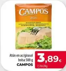 Spar La Palma Campos - atún en ac/girasol oferta