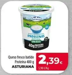 Spar La Palma Asturiana - queso fresco batido proteína oferta