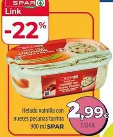 Spar La Palma Spar - helado vainilla con nueces pecanas tarrina oferta