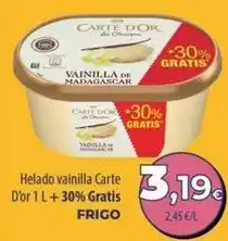 Spar La Palma Frigo - carte d'or helado vainilla oferta