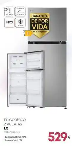 Tien 21 Lg - frigorífico 2 puertas oferta