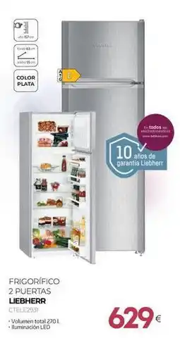 Tien 21 Liebherr - frigorifico 2 puertas oferta