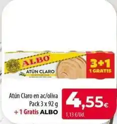 Spar La Palma Albo - atun claro en ac/oliva oferta
