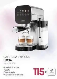 Tien 21 Ufesa - cafetera express oferta