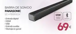 Tien 21 Panasonic - barra de sonido oferta