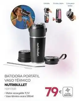 Tien 21 Nutribullet - batidora portatil vaso térmico oferta