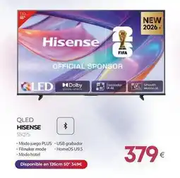 Tien 21 Hisense - qled oferta