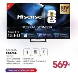 Tien 21 Hisense - miniled oferta