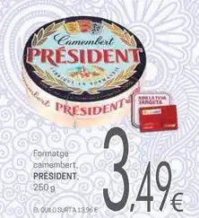 Président - formatge camembert