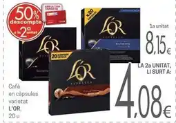Valvi Supermercats L'or - café en càpsules oferta