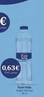 Valvi Supermercats Font vella - aigua natural oferta