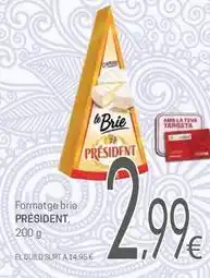 Valvi Supermercats Président - formatge brie oferta