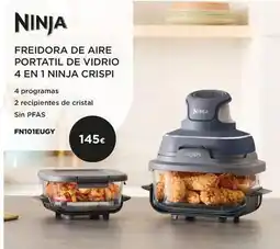 Tien 21 Ninja crispi - freidora de aire portatil de vidrio 4 en 1 oferta