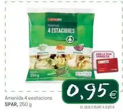 Spar - amanida 4 eestacions