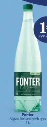 Valvi Supermercats Fonter - aigua natural amb gas oferta