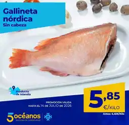 5 Océanos Gallineta nordica oferta