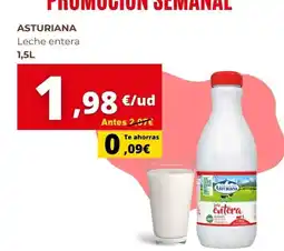 Supermercados Tu Alteza La asturiana - leche entera oferta