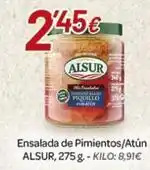Alsara Supermercados Alsur - ensalada de pimientos/atun oferta