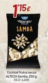 Alteza - cocktail frutos secos samba