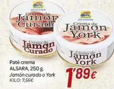 Alsara Supermercados Alsur - pate crema oferta