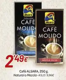 Alsara Supermercados Alsur - cafe natural o mezcla oferta