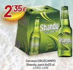 Alsara Supermercados Cruzcampo - cerveza shandy oferta