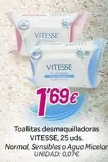 Alsara Supermercados Vitesse - toallitas desmaquilladoras oferta