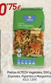 Alsara Supermercados Alteza - pastas vegetales oferta