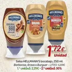 Alsara Supermercados Hellmann's - salsa bocabajo oferta