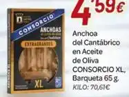 Alsara Supermercados Consorcio - anchoa del cantabrico en aceite de oliva oferta