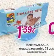 Alsara Supermercados Alsara - toallitas gruesas, recambio oferta
