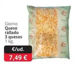 GM Cash & Carry Queso rallado 3 quesos oferta