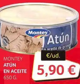 GM Cash & Carry Montey - atún en aceite de girasol oferta