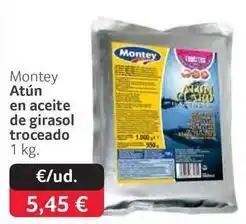 GM Cash & Carry Montey - atun en aceite de girasol troceado oferta