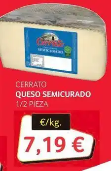 GM Cash & Carry Cerrato - queso semicurado oferta