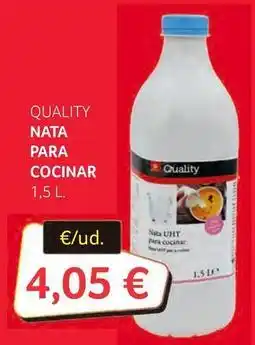 GM Cash & Carry Quality - nata para cocinar oferta