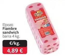 GM Cash & Carry Elpozo - fiambre sandwich oferta
