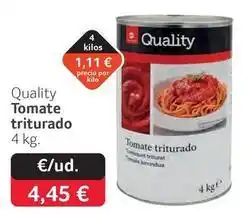 GM Cash & Carry Quality - tomate triturado oferta