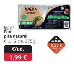 GM Cash & Carry Iggy's - pan pita natural oferta