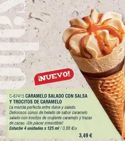Abordo Caramelo - salado con salsa y trocitos de oferta