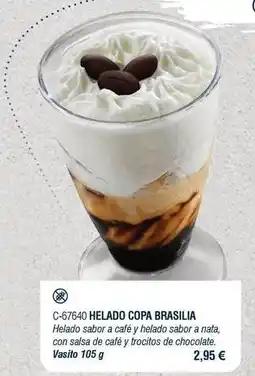 Abordo Brasilia - helado copa oferta