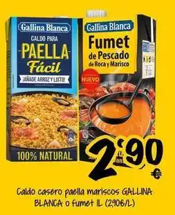 Cash Fresh Gallina blanca - caldo casero paella mariscos oferta