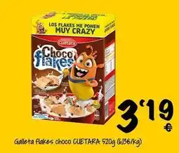 Cash Fresh Cuétara - galleta flakes choco oferta
