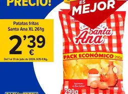 Cash Fresh Santa ana - patatas fritas xl 261g oferta