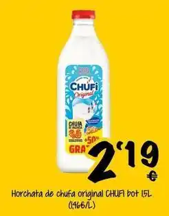 Cash Fresh Chufi - horchata de chufa original oferta