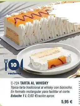 Abordo Tarta al whisky oferta
